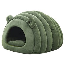 세이코코아 고양이 숨숨집 애벌레 하우스, 그린, 1개