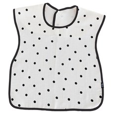 baby sopoong 輕量媽媽圍兜 長款, 圓點黑, 1個, 1入