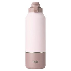 TYESO 泰碩 304不鏽鋼大容量保溫運動水壺, 拼色粉, 2000ml, 1個