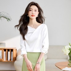 POPLARNC 女款Boniraf緞面襯衫 P26SPBL112727