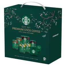 스타벅스 프리미엄 설 로스트 아메리카노 다크 10p + 다크 30p + 미디엄 10p x 2개 + 블론드 10p x 2개 + 머그 그린 350ml 선물세트, 1세트, 5종