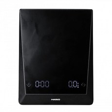 HARIO 好璃奧 阿爾法咖啡電子秤, 黑色, ASTM-2000-B, 2kg