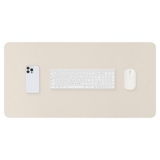 프랑코홈 가죽 논슬립 데스크매트, 아이보리