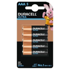 DURACELL 金頂 Ultra超能量 4號鹼性電池, 5個裝, 1組