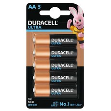 DURACELL 金頂 Ultra超能量 3號鹼性電池, 5個裝, 1組