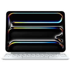 Apple Magic Keyboard 巧控鍵盤 適用 iPad Pro 11吋 M5 注音, 製造商軸, MWR03TA/A, 白色