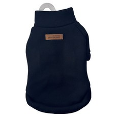 ARTMUNG 狗狗基本高領衫, 黑色, 1個