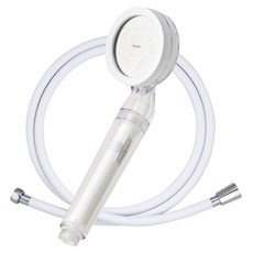 Dewbell Shower Ae Wise 蓮蓬頭 + 蓮蓬頭軟管 2m S800-C-WH, 白色, 1套