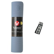 밸런시스 TPE 요가 매트 스트랩, 스톤블루, 1개