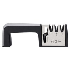 GONGGAMSTORE 4合1頂級多功能剪刀磨刀器, 黑色, 1個