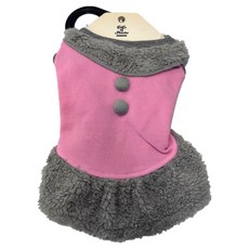 CoCo&Shasha 寵物 Nayanaya 連身裙, 粉紅色, 1個