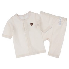 Organic Boom 米色夏季七分家居服