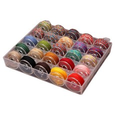 KHOOMIE 編織繩手鍊製作 尼龍材料 25色套組 1mm x 3m 5W0940, 混合色, 1套