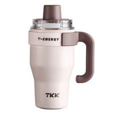 TKK T-One彈蓋冰霸杯 316不鏽鋼, 初春粉, 1個, 800ml