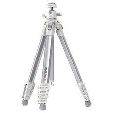 울란지 OMBRA 2 여행용 경량 알루미늄 카메라 삼각대, 1개, 화이트 1개, 화이트