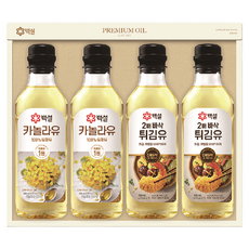 CJ BEKSUL 白雪 頂級23號油品禮盒 + 提袋, 1套, 500ml