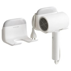 이고다 모던핏 욕실 드라이기 거치대, 크림 화이트, 1개