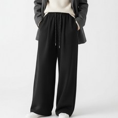 marketpia 女款休閒寬版鬆緊帶運動褲