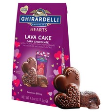 기라델리 하트 다크초콜릿 라바케이크맛, 117.6g, 1개