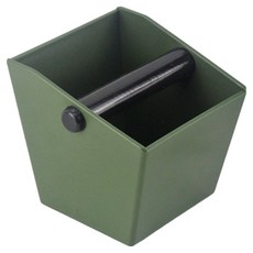 코다치프 커피 찌꺼기 물통 ABS 박스 11.8 x 11.8 x 11.2 cm 800ml, 포레스트 그린, 1개