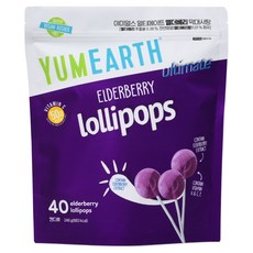 야미얼스 얼티메이트 엘더베리 막대사탕, 248g, 1개