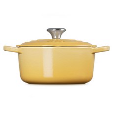 LE CREUSET Signature圓形鍋 1.8L, 18cm, 洋甘菊, 1個