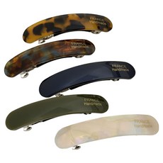 ROSICLER Double Bean 中型自動髮夾 5件組