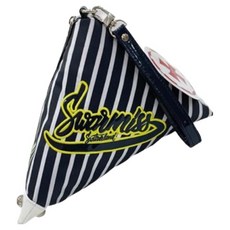 SWARMISS 三角高爾夫手拿包, 白色 + 藍色