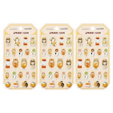 STUDIO EIGHT Mofsand 燙金線條貼紙 K-Food, 混合色, 3個