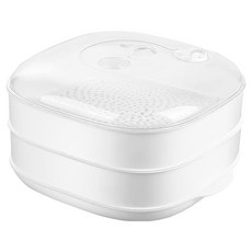 YOL 微波爐用雙層蒸籠, 白色, 1個