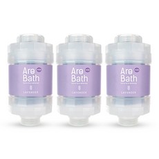 Dewbell Aero bath迷你維他命蓮蓬頭濾芯, 3個, 薰衣草
