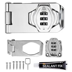 베이루 타공 앤 무타공 경첩 자물쇠 + 실란트픽스 A세트, 1세트