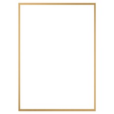 鋁製框架高級室內裝飾相框, 1個, 金色