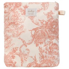 EmonG Toile de Jouy 幼兒園必備防水收納袋, 粉紅色
