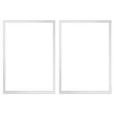 알루미늄 프레임 고급 인테리어 액자, 2개, 실버