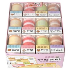 Joseonmunbanggu Gomdol Gomdol Gomdolhee 可撕式便利貼 4款 x 6入組, 混合色, 1套