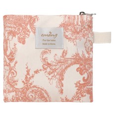 EmonG Toile de Jouy 幼兒園必備品防水收納袋, 粉紅色