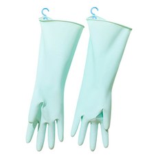 Besthot 掛勾式清潔乳膠手套 M, 綠色, 1套