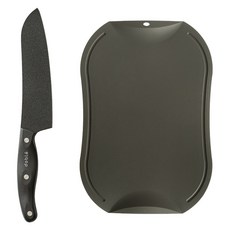 doble 高級刀具 + 中型砧板套裝, 1套, 三德刀 + 中型砧板