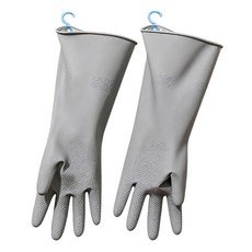 Besthot 掛勾式清潔乳膠手套 M, 灰色, 1套