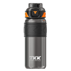 TKK 邁越運動水壺 Tritan, 火山黑, 600ml, 1個