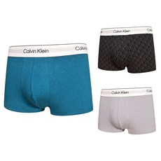 Calvin Klein 凱文克萊 underwear Icon 棉質合身四角平口內褲3件組 NB4564-970