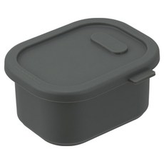 디아르 플래티넘 실리콘 냉동밥보관 밀폐용기 차콜그레이, 1개, 200ml