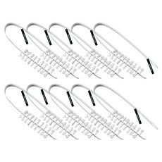 마켓플랜 세탁기 틈새 브러쉬 청소솔, 화이트, 10개