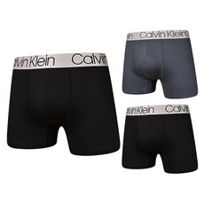 Calvin Klein 凱文克萊 underwear Chromatic 絲質合身四角平口褲3件組 NP27410-002