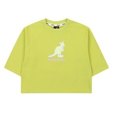 캉골키즈 아동용 스판 오버핏 빅 로고 3 4 슬리브티 PA 0701