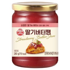 오뚜기 딸기버터쨈, 280g, 1개