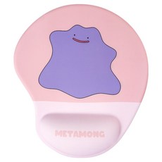 퓨전에프엔씨 포켓몬스터 젤 쿠션 마우스패드, 메타몽, 1개