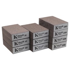 OON Koboeill 각사포 샌딩 블럭 80~1500방 10p 세트, 1세트
