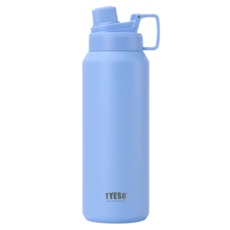 TYESO 泰碩 304不鏽鋼磨砂系列運動保溫水壺, 紫羅蘭, 1500ml, 1個